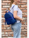 Elega Rucsac din piele albastru pentru femei Elega Festy
