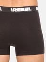 Nedeto Set de cinci boxeri pentru bărbați în negru Nedeto Rebel