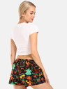 Styx Pantaloni scurți cu model turcoaz și negru pentru femei Styx Christmas Ornaments