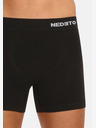 Nedeto Set de trei boxeri din bambus fără cusături în negru Nedeto