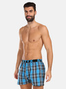 Styx Pantaloni scurți în carouri pentru bărbați Styx albaștri