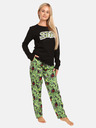 Styx Pijama Styx Zombie pentru femei, negru și verde