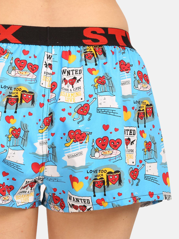 Styx Pantaloni scurți pentru femei Styx art sports rubber Valentine's Day perechi
