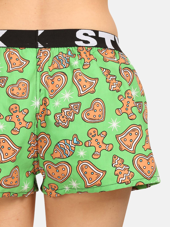 Styx Pantaloni scurți pentru femei Styx art sports rubber Crăciun turtă dulce