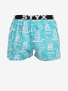 Styx Pantaloni scurți cu model Styx turcoaz pentru bărbați Cuburi de gheață