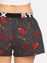 Styx Pantaloni scurți de somn cu model pentru femei roșii și gri Styx Gheare
