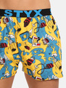 Styx Pantaloni scurți cu model Styx Exploze albastru și galben pentru bărbați