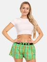 Styx Pantaloni scurți în carouri verzi pentru femei Styx