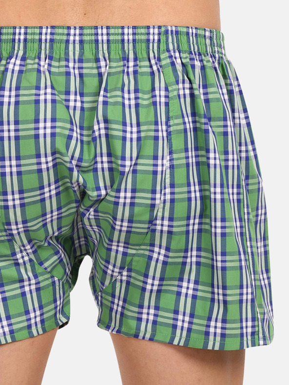 Styx Pantaloni scurți în carouri Styx pentru bărbați, verzi