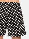 Styx Pantaloni scurți cu buzunare pentru bărbați Styx Polka Dot Home, albi și negri