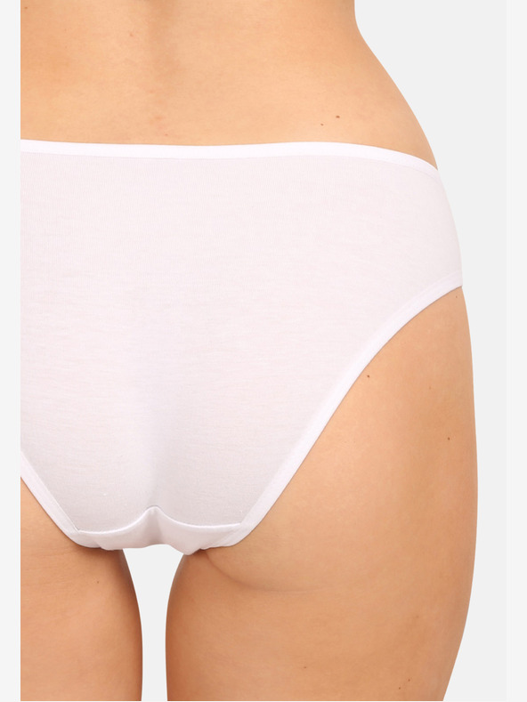 Nedeto Set de trei chiloți de damă în albastru, roșu și alb Nedeto