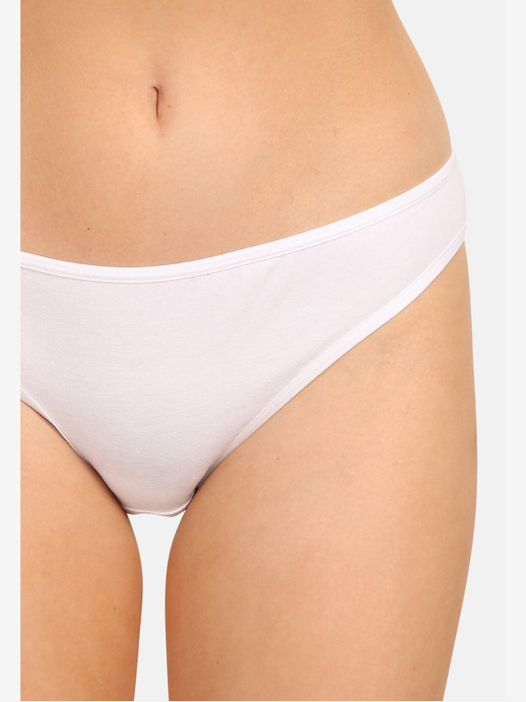 Nedeto Set de trei chiloți de damă în alb și negru Nedeto