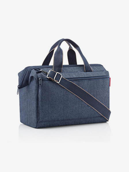 Reisenthel Geantă de călătorie Reisenthel Allrounder S Pocket Herringbone albastru închis