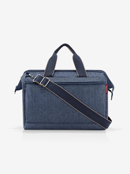 Reisenthel Geantă de călătorie Reisenthel Allrounder S Pocket Herringbone albastru închis
