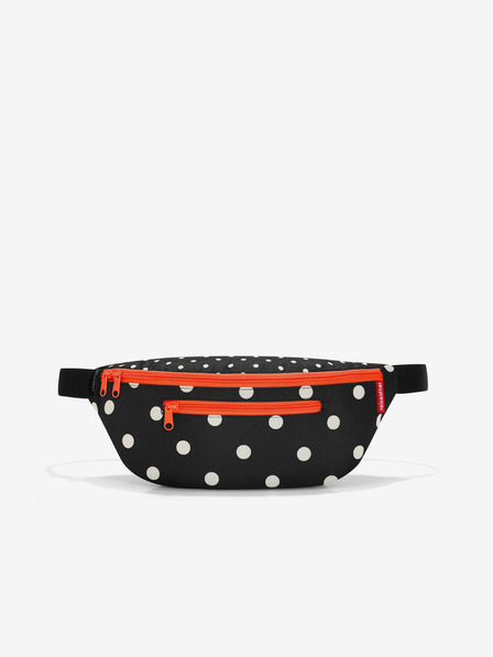 Reisenthel Borsetă roșu-neagră cu buline pentru femei Reisenthel Beltbag M Mixed Dots
