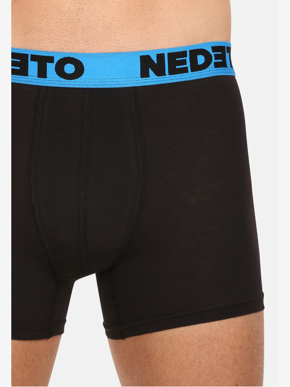 Nedeto Set de trei boxeri pentru bărbați în negru Nedeto