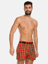 Styx Set de trei pantaloni scurți în carouri pentru bărbați, în albastru, roșu și galben STYX