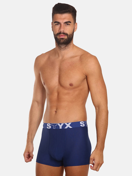 Styx Set de trei boxeri pentru bărbați în albastru închis STYX