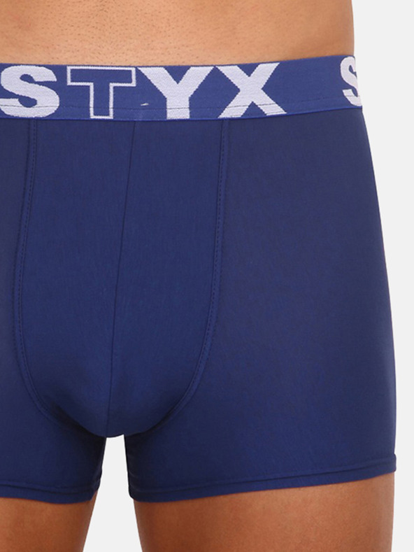 Styx Set de trei boxeri pentru bărbați în albastru închis STYX