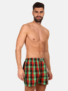 Styx Set de trei pantaloni scurți în carouri pentru bărbați, în roșu, galben și verde STYX