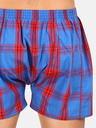 Styx Set de trei pantaloni scurți bărbătești în carouri, albastru și roșu STYX