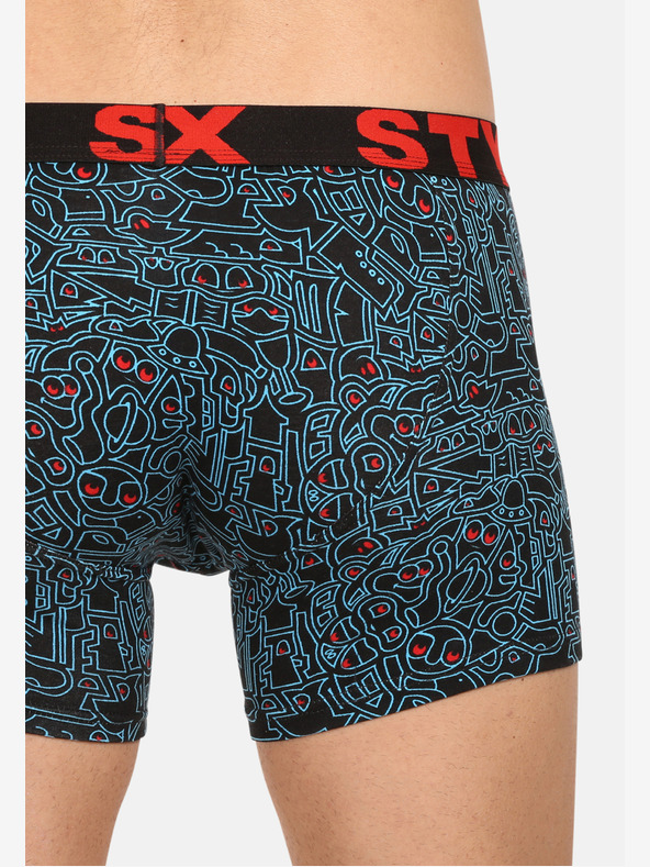 Styx Boxeri bărbați Styx lungi art sports rubber doodle (U1256/2)