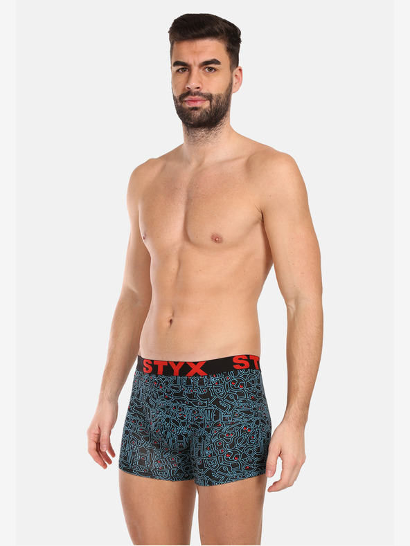 Styx Boxeri bărbați Styx lungi art sports rubber doodle (U1256/2)