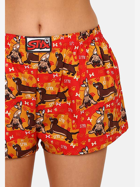 Styx Pantaloni scurți cu elastic clasic Styx art pentru femei