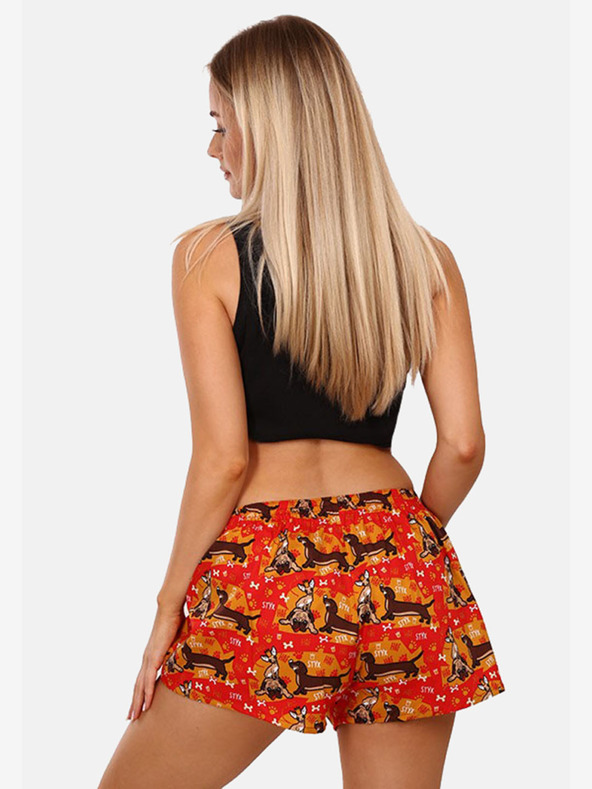 Styx Pantaloni scurți cu elastic clasic Styx art pentru femei