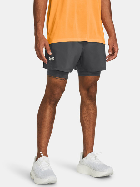 Under Armour Pantaloni scurți pentru bărbați Under Armour UA LAUNCH 5'' 2-IN-1 SHORTS