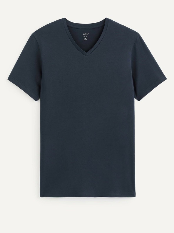 Celio Tricou basic albastru închis pentru bărbați Celio Neuniv