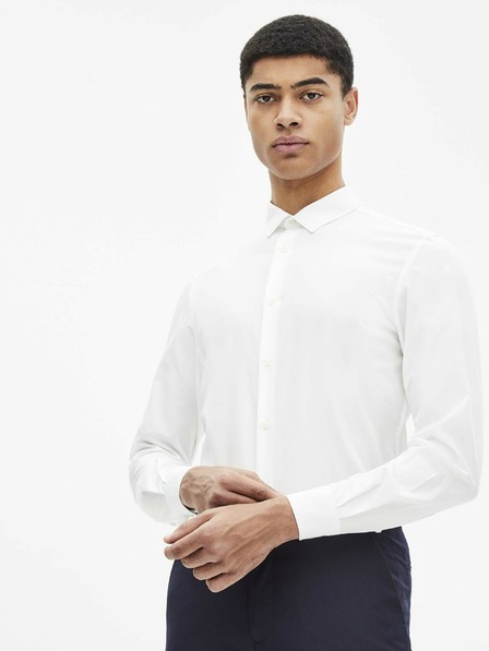 Celio Cămașă albă pentru bărbați Celio Rabellefr