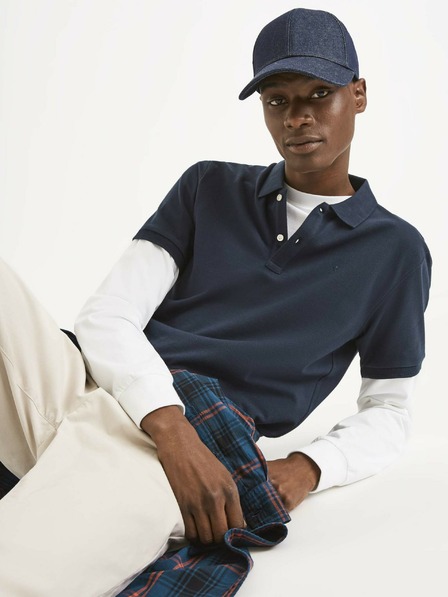 Celio Tricou polo albastru închis pentru bărbați Celio