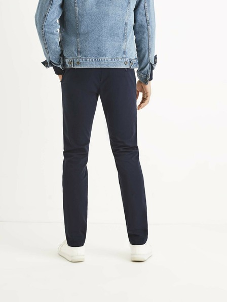 Celio Pantaloni de bărbați albastru închis Celio