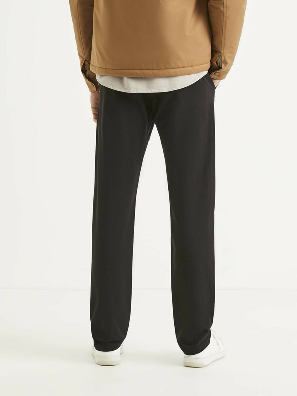 Celio Pantaloni bărbătești negri Celio