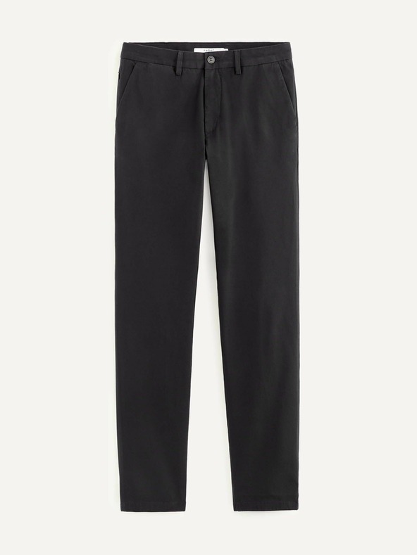 Celio Pantaloni bărbătești negri Celio