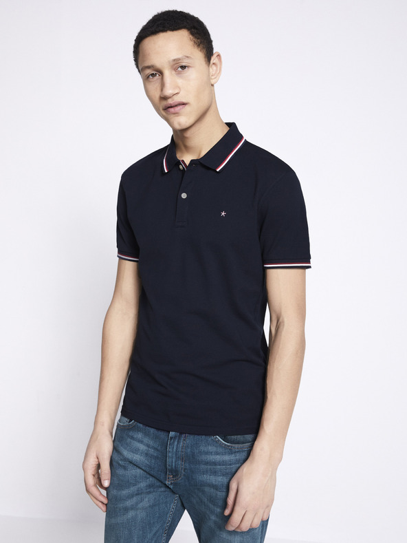 Celio Tricou polo albastru închis Celio Necetwo