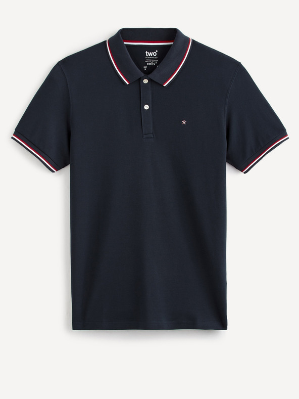 Celio Tricou polo albastru închis Celio Necetwo