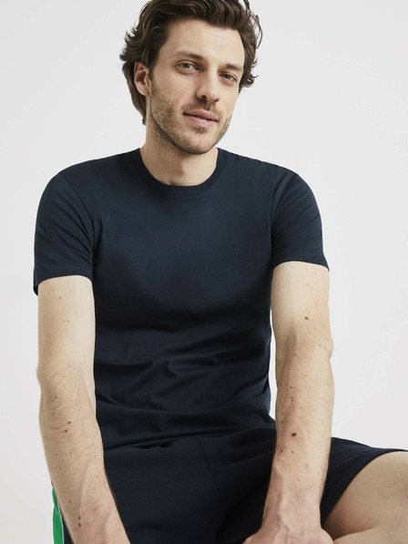 Celio Tricou de bază albastru închis Celio Tebase
