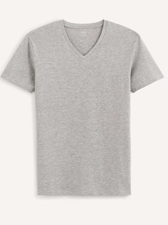 Celio Cămașă de bază gri pentru bărbați Celio Neuniv