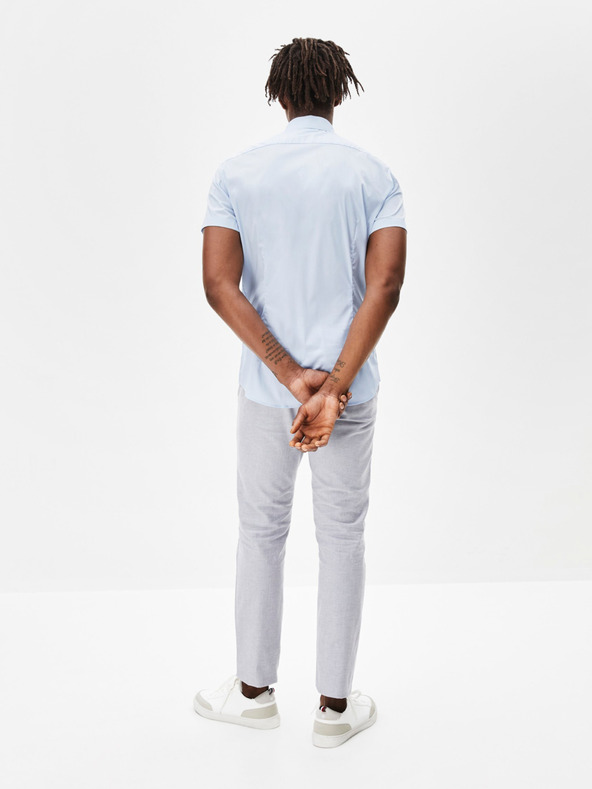 Celio Cămașă albastru deschis pentru bărbați Celio Daslim