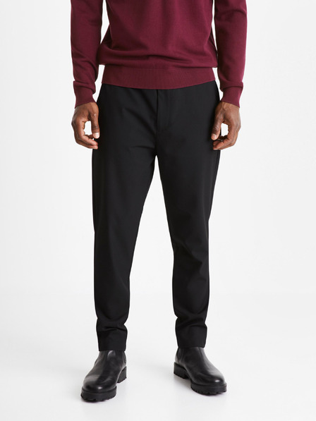 Celio Pantaloni negri Celio Cosmart pentru bărbați