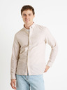 Celio Cămașă regular oxford bej Celio Caoxfordy