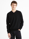 Celio Pulover negru pentru bărbați Celio Decotonv
