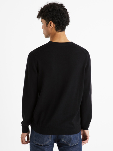 Celio Pulover negru pentru bărbați Celio Decoton