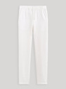 Celio Pantaloni albi din in pentru bărbați Celio Dolinus