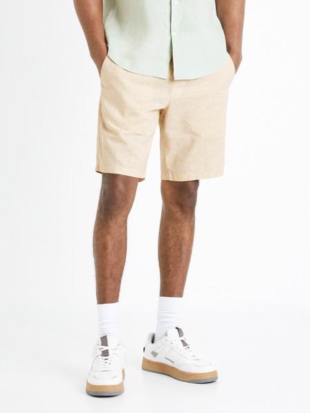 Celio Pantaloni scurți din in bej pentru bărbați Celio Dolincobm