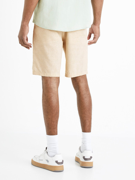 Celio Pantaloni scurți din in bej pentru bărbați Celio Dolincobm