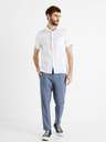 Celio Cămașă albă din in pentru bărbați Celio Damarlin