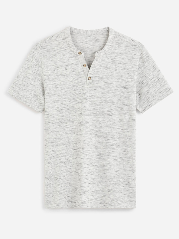 Celio Tricou bărbătesc cu dungi gri deschis Celio Cegeti
